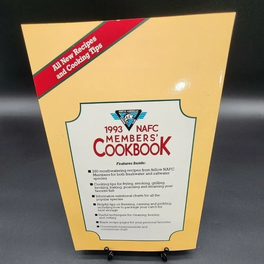 1993 NAFC Members' Cookbook Paperback New‎ Old Stock North American Fishing Club